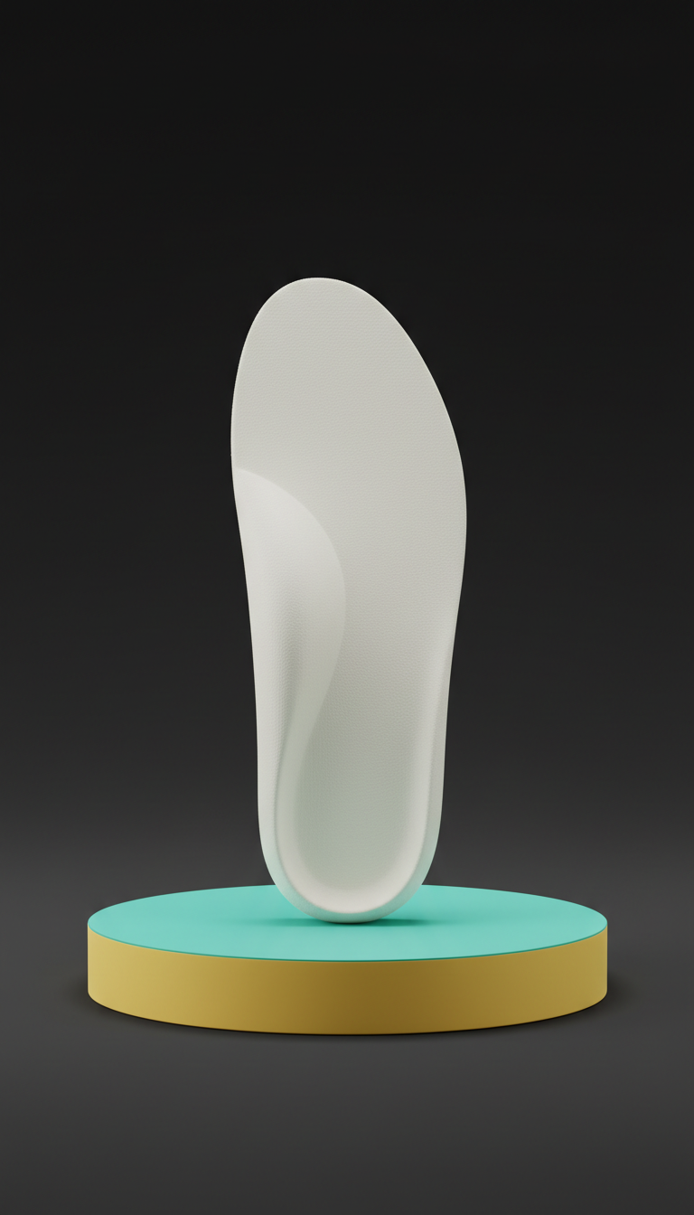 Ivory White minimalist cushion insole